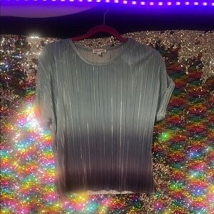Elegant Blue Ombre Women's Top